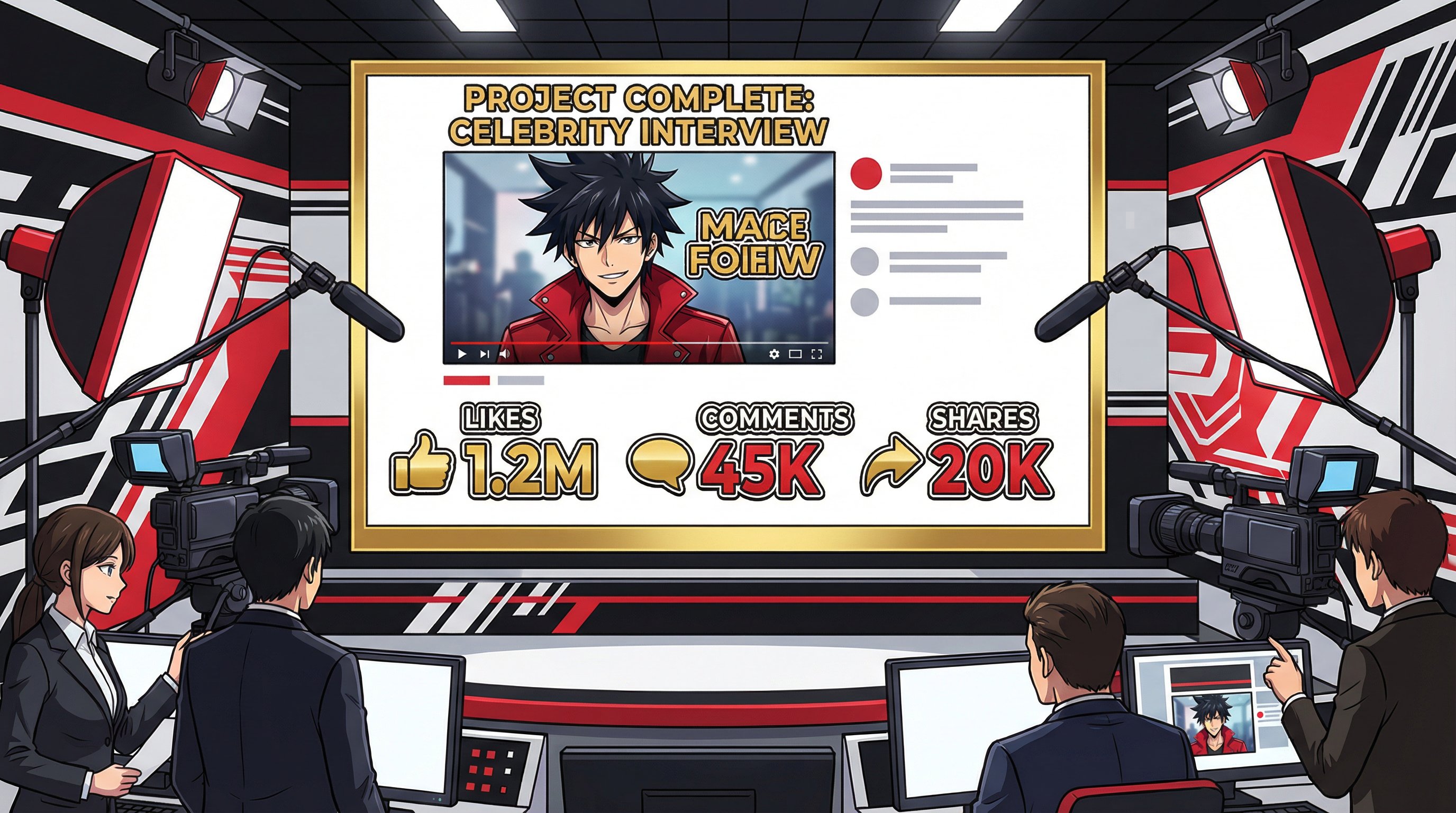 每日大赛案例-明星访谈视频